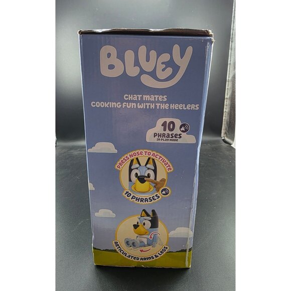 Bluey Chat Mates Cooking Fun With The Heelers Figurine 4-Pack Articulated Arms & - Picture 6 of 14